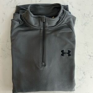 Under Armour Gray 3/4 zip long  sleeve